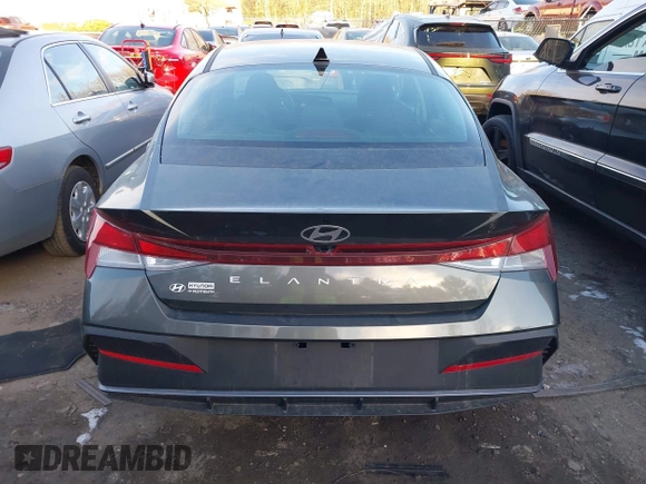 2024 Hyundai Elantra SEL with VIN KMHLM4DG3RU762482, listed as a IAAI auction lot 41289324 with 6,514 mi miles and . Bid and sale history available at DreamBid. Image 16.