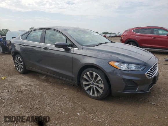 2020 Ford Fusion SE with VIN 3FA6P0T90LR247593, listed as a Copart auction lot 59741115 with 155,658 mi miles and Salvage title. Bid and sale history available at DreamBid. Image 4.