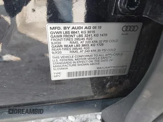 2019 Audi Q7 Premium Plus z VIN WA1LAAF71KD000972, wystawiony jako IAAI lot #42009446 z przebiegiem 37 237 mil mil oraz . Historia ofert i sprzedaży dostępna na DreamBid. Obrazek 9.