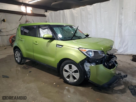 2015 Kia Soul with VIN KNDJN2A29F7768898, listed as a Copart auction lot 80522674 with 0 mi miles and Salvage Title. Bid and sale history available at carsss.com. Image 4.