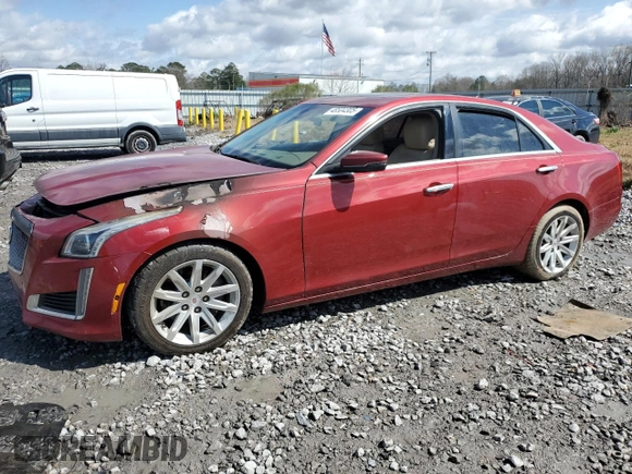 2014 Cadillac CTS Luxury RWD with VIN 1G6AR5SX4E0141455, listed as a Copart auction lot 48504305 with Not Provided miles and Salvage Title. Bid and sale history available at carsss.com. Image 1.