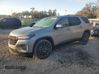 2023 Chevrolet Traverse RS with VIN 1GNERJKW4PJ145301, listed as a Copart auction lot 82915334 with 22,028 mi miles and Salvage Title. Bid and sale history available at carsss.com. Image 1.