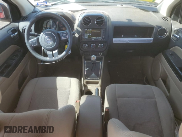 2016 Jeep Compass 75th Anniversary with VIN 1C4NJCBB5GD749124, listed as a Copart auction lot 45005845 with 84,702 mi miles and Salvage Title. Bid and sale history available at carsss.com. Image 8.