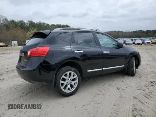 2013 Nissan Rogue SL with VIN JN8AS5MVXDW647238, listed as a Copart auction lot 51659695 with 127,503 mi miles and Salvage Title. Bid and sale history available at DreamBid. Image 3.