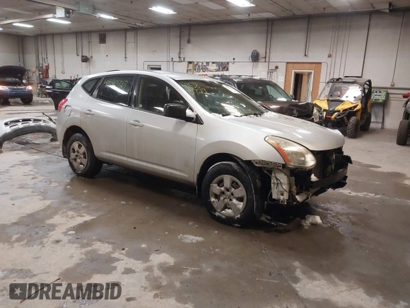 2009 Nissan Rogue S with VIN JN8AS58V79W444793, listed as a IAAI auction lot 41580727 with 183,911 mi miles. Bid and sale history available at carsss.com. Image 1.