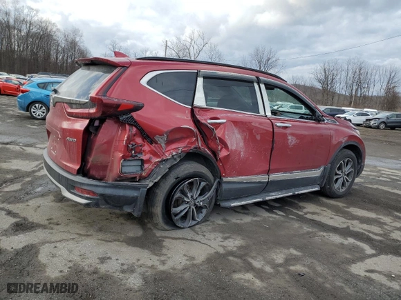 2022 Honda CR-V EX with VIN 2HKRW2H53NH660058, listed as a Copart auction lot 89149275 with 55,167 mi miles and Non Repairable. Bid and sale history available at carsss.com. Image 3.