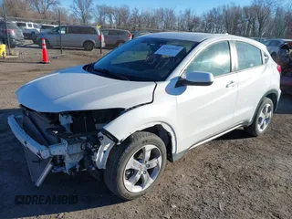 2021 Honda HR-V LX with VIN 3CZRU6H33MM731936, listed as a IAAI auction lot 41441930 with 45,950 mi miles. Bid and sale history available at carsss.com. Image 2.