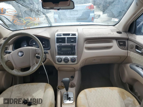 2006 Kia Sportage LX with VIN KNDJF723067287908, listed as a Copart auction lot 75519934 with 213,756 mi miles and Non Repairable. Bid and sale history available at DreamBid. Image 8.