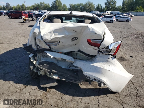 2017 Kia Rio LX with VIN KNADM4A33H6065789, listed as a Copart auction lot 66323154 with 52,184 mi miles and Salvage Title. Bid and sale history available at carsss.com. Image 6.
