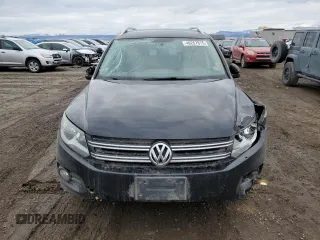 2014 Volkswagen Tiguan SEL with VIN WVGBV3AX2EW596929, listed as a Copart auction lot 46267875 with Not provided miles and Salvage title. Bid and sale history available at DreamBid. Image 5.