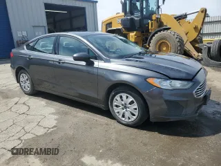2019 Ford Fusion S with VIN 3FA6P0G75KR108633, listed as a Copart auction lot 48537705 with Not Provided miles and Clean Title. Bid and sale history available at DreamBid. Image 4.