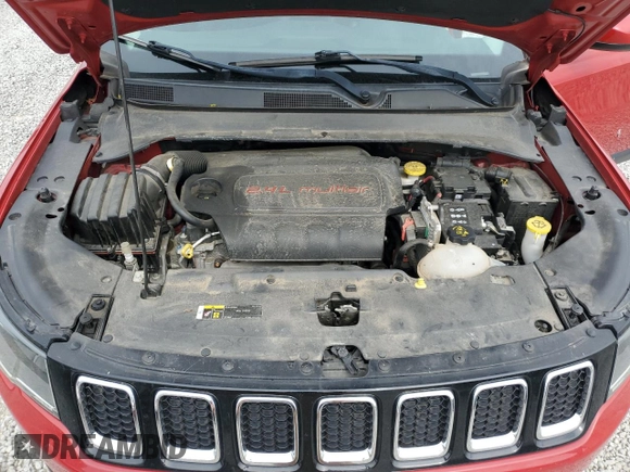 2018 Jeep Compass Altitude with VIN 3C4NJCBBXJT503252, listed as a Copart auction lot 54716095 with 72,889 mi miles and Salvage title. Bid and sale history available at DreamBid. Image 11.