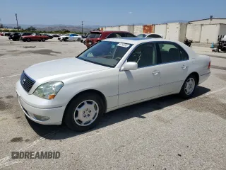 2002 Lexus LS 430 z VIN JTHBN30FX20053743, wystawiony jako Copart lot #58765095 z przebiegiem 244 264 mil mil oraz Szkoda całkowita • Salvage title. Historia ofert i sprzedaży dostępna na DreamBid. Obrazek 1.