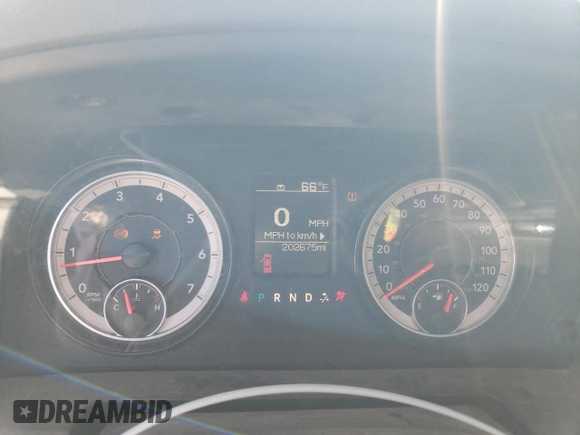 2017 Ram 1500 Express with VIN 1C6RR6FG5HS658103, listed as a Copart auction lot 49759025 with 202,675 mi miles and Salvage title. Bid and sale history available at DreamBid. Image 9.
