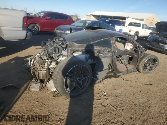 2019 McLaren 720S with VIN SBM14DCA6KW003528, listed as a Copart auction lot 44866995 with Not Provided miles and Salvage Title. Bid and sale history available at DreamBid. Image 3.