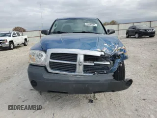 2005 Dodge Dakota ST with VIN 1D7HE28K65S250141, listed as a Copart auction lot 86490584 with 217,766 mi miles and Salvage Title. Bid and sale history available at DreamBid. Image 5.