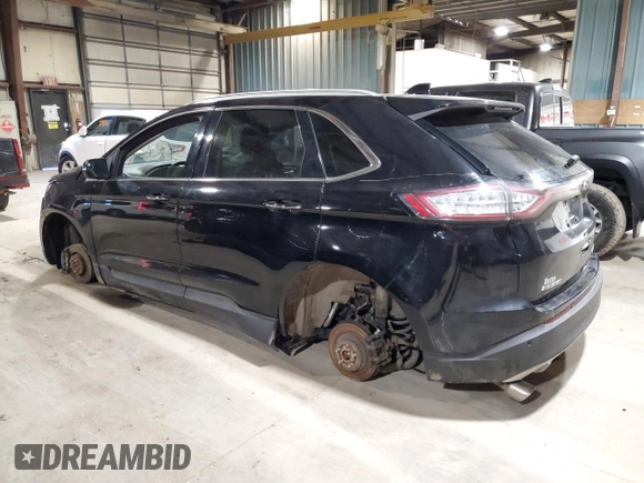 2018 Ford Edge Titanium with VIN 2FMPK4K99JBB89058, listed as a Copart auction lot 44532045 with Not Provided miles and Salvage Title. Bid and sale history available at DreamBid. Image 2.