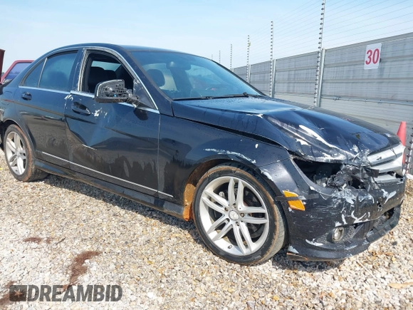 2009 Mercedes-Benz C 300 Sport with VIN WDDGF54XX9R057094, listed as a IAAI auction lot 42582664 with 240,709 mi miles and . Bid and sale history available at DreamBid. Image 1.