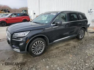 2021 Lincoln Aviator Reserve z VIN 5LM5J7XC8MGL03156, wystawiony jako Copart lot #49962115 z przebiegiem 37 425 mil mil oraz Szkoda całkowita • Salvage title. Historia ofert i sprzedaży dostępna na DreamBid. Obrazek 1.