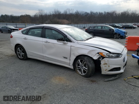 2016 Ford Fusion Titanium with VIN 3FA6P0SU2GR402060, listed as a Copart auction lot 47550895 with 153,714 mi miles and Salvage title. Bid and sale history available at DreamBid. Image 4.