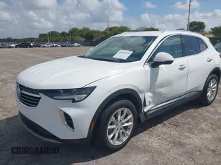 2021 Buick Envision Preferred with VIN LRBAZLR44MD073242, listed as a IAAI auction lot 41947075 with 31,335 mi miles and . Bid and sale history available at DreamBid. Image 17.
