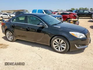 2017 Buick Regal Premium II with VIN 2G4GR5GX3H9106623, listed as a Copart auction lot 65352405 with 124,231 mi miles and Clean title. Bid and sale history available at DreamBid. Image 4.