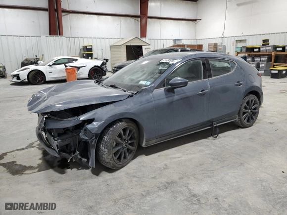 2020 Mazda Mazda3 Hatchback Premium Package with VIN JM1BPBNM7L1161486, listed as a Copart auction lot 41660985 with 0 mi miles and Salvage Title. Bid and sale history available at carsss.com. Image 1.
