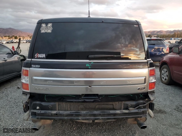 2017 Ford Flex Limited with VIN 2FMGK5D82HBA07186, listed as a Copart auction lot 80658544 with 127,127 mi miles and Salvage Title. Bid and sale history available at carsss.com. Image 6.