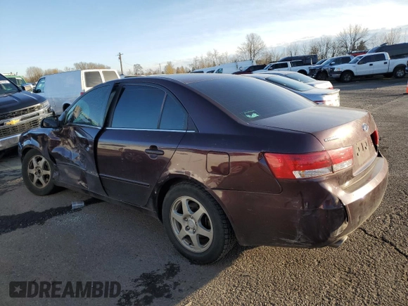 2006 Hyundai Sonata GLS with VIN 5NPEU46F36H121386, listed as a Copart auction lot 84262414 with Not Provided miles and Salvage Title. Bid and sale history available at DreamBid. Image 2.