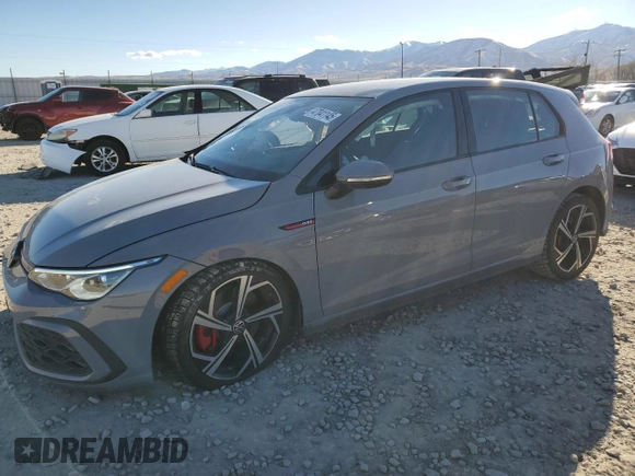 2024 Volkswagen GTI SE с VIN WVWRA7CD3RW130957, выставлен на аукционе Copart как лот 47041145 с пробегом 9 126 миль миль и Списание • Salvage title. История ставок и продаж доступна на DreamBid. Изображение 1.