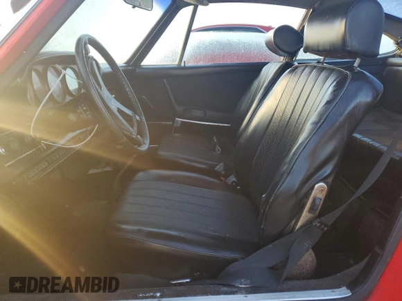 1969 Porsche 911 with VIN 119220801, listed as a Copart auction lot 78343254 with 97,290 mi miles and Salvage title. Bid and sale history available at DreamBid. Image 7.
