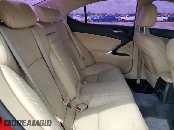 2008 Lexus IS with VIN JTHBK262682068860, listed as a Copart auction lot 51438115 with 148,971 mi miles and Salvage Title. Bid and sale history available at carsss.com. Image 10.