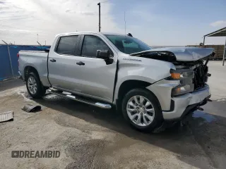 2020 Chevrolet Silverado 1500 Custom with VIN 3GCPWBEH0LG163237, listed as a Copart auction lot 45110465 with 79,285 mi miles and Clean Title. Bid and sale history available at carsss.com. Image 4.