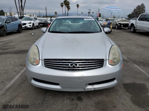 2006 Infiniti G35 Coupe with VIN JNKCV54E36M709703, listed as a Copart auction lot 53995365 with 232,817 mi miles and Non Repairable. Bid and sale history available at carsss.com. Image 5.