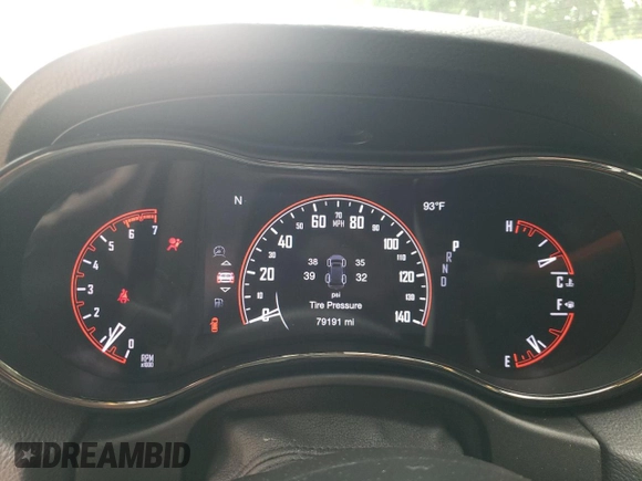 2019 Dodge Durango R/T with VIN 1C4SDHCTXKC573586, listed as a Copart auction lot 59427695 with 79,191 mi miles and Salvage title. Bid and sale history available at DreamBid. Image 9.