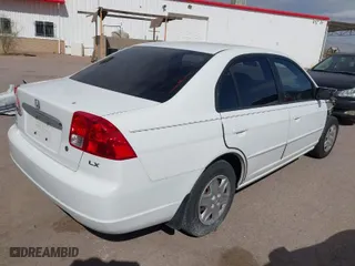2003 Honda Civic LX with VIN 2HGES16693H565222, listed as a IAAI auction lot 41778021 with 143,604 mi miles. Bid and sale history available at carsss.com. Image 4.
