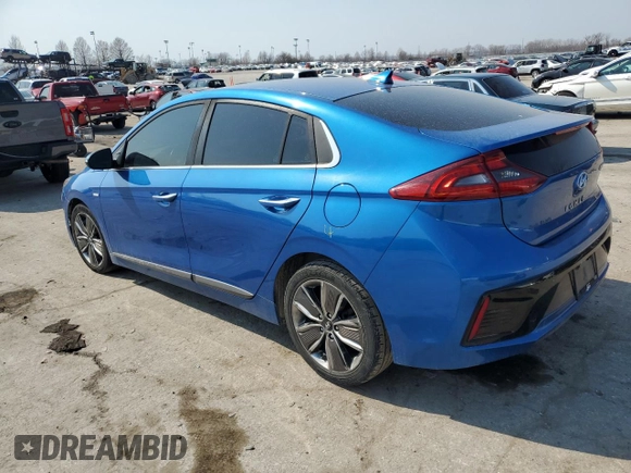 2018 Hyundai Ioniq Limited with VIN KMHC85LC8JU064365, listed as a Copart auction lot 48774785 with 166,085 mi miles and Salvage title. Bid and sale history available at DreamBid. Image 2.