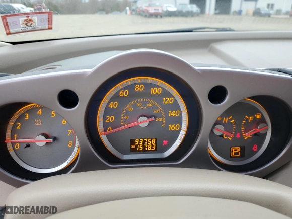 2007 Nissan Murano SL with VIN JN8AZ08W87W650242, listed as a Copart auction lot 46072315 with 93,758 mi miles and Salvage Title. Bid and sale history available at carsss.com. Image 9.