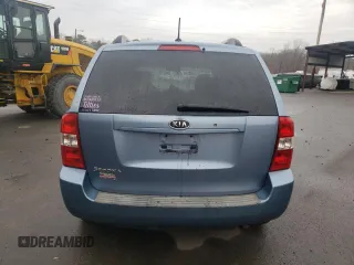 2009 Kia Sedona with VIN KNDMB133796281716, listed as a Copart auction lot 58398774 with 250,680 mi miles and Salvage Title. Bid and sale history available at carsss.com. Image 6.