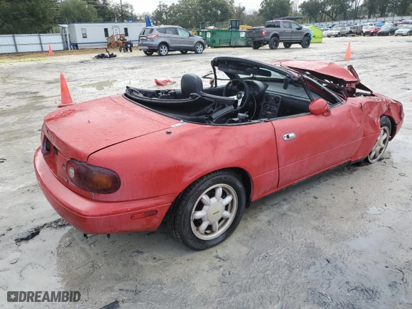 1991 Mazda MX-5 Miata Special Edition with VIN JM1NA3518M0205593, listed as a Copart auction lot 86584614 with 270,621 mi miles and Non Repairable. Bid and sale history available at carsss.com. Image 3.