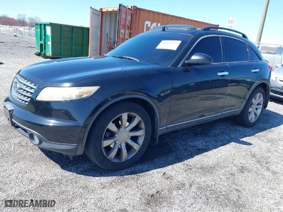 2003 Infiniti FX35 w/Options with VIN JNRAS08WX3X200869, listed as a IAAI auction lot 41853075 with 143,604 mi miles. Bid and sale history available at carsss.com. Image 2.