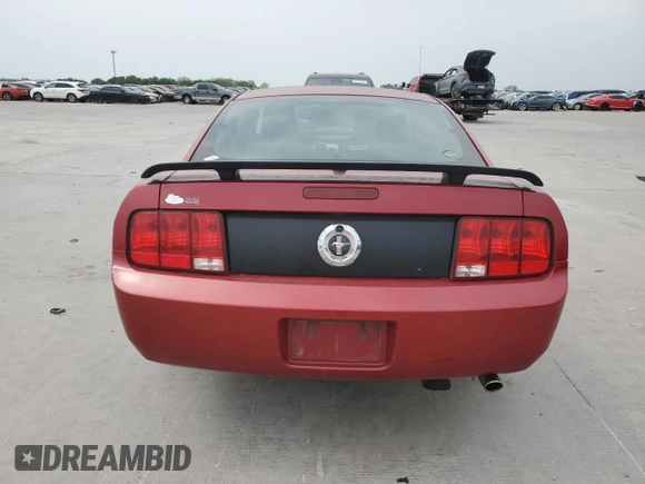 2008 Ford Mustang Deluxe with VIN 1ZVHT80N885164208, listed as a Copart auction lot 53855845 with 194,689 mi miles and Salvage Title. Bid and sale history available at carsss.com. Image 6.