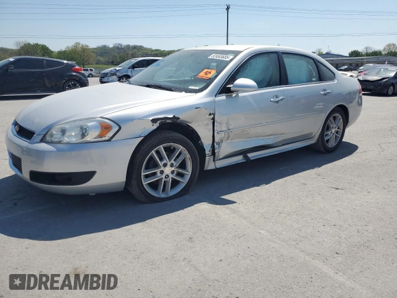 2016 Chevrolet Impala LTZ with VIN 2G1WC5E33G1123591, listed as a Copart auction lot 52493685 with 105,069 mi miles and Salvage title. Bid and sale history available at DreamBid. Image 1.