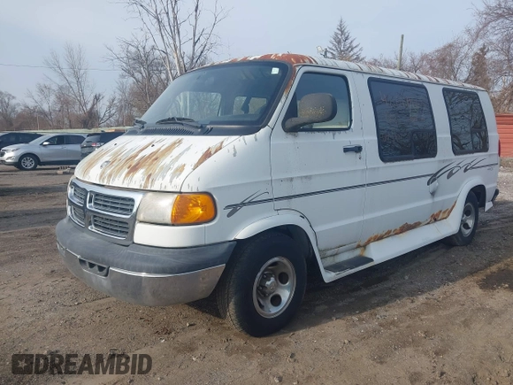 2002 Dodge Cargo Conversion with VIN 2B6HB11Y52K125122, listed as a IAAI auction lot 42017425 with 102,699 mi miles. Bid and sale history available at carsss.com. Image 2.