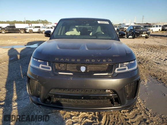 2021 Land Rover Range Rover Sport SVR with VIN SALWZ2RE5MA780919, listed as a Copart auction lot 84604744 with 36,867 mi miles and Salvage Title. Bid and sale history available at DreamBid. Image 5.