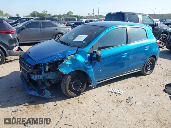 2021 Mitsubishi Mirage ES z VIN ML32AUHJ5MH002086, wystawiony jako IAAI lot #41973394 z przebiegiem 63 010 mil mil oraz . Historia ofert i sprzedaży dostępna na DreamBid. Obrazek 18.