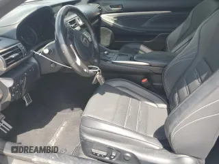 2018 Lexus RC with VIN JTHS85BC3J5004469, listed as a Copart auction lot 53468235 with 61,949 mi miles and Salvage Title. Bid and sale history available at carsss.com. Image 7.