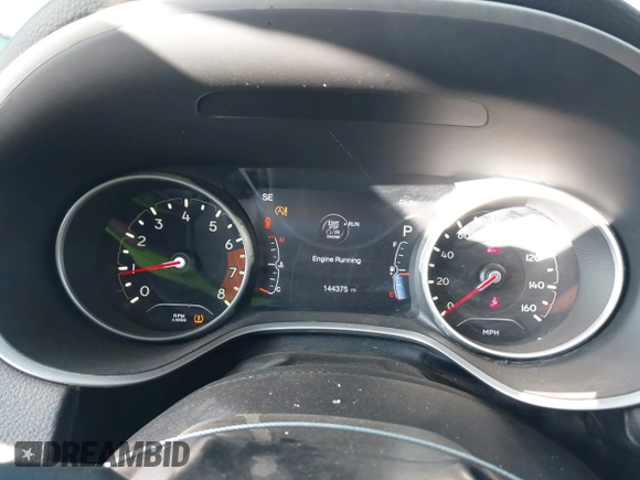 2019 Jeep Compass Latitude with VIN 3C4NJDBB3KT619609, listed as a IAAI auction lot 41173812 with 144,375 mi miles. Bid and sale history available at carsss.com. Image 7.