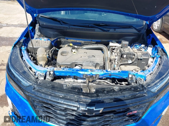 2024 Chevrolet Equinox RS with VIN 3GNAXMEG8RS221288, listed as a IAAI auction lot 41976989 with 30,223 mi miles and . Bid and sale history available at DreamBid. Image 10.