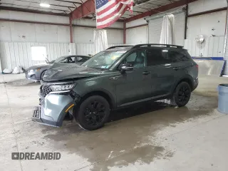 2022 Kia Sorento X-Line S with VIN 5XYRLDLC2NG086554, listed as a Copart auction lot 51498185 with 0 mi miles and Salvage Title. Bid and sale history available at carsss.com. Image 1.